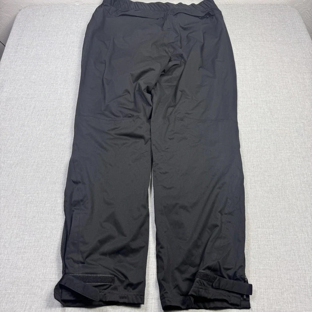 Adidas Rain Pants Mens XL‎ Black CLIMAPROOF Water Resistant Elastic Waist